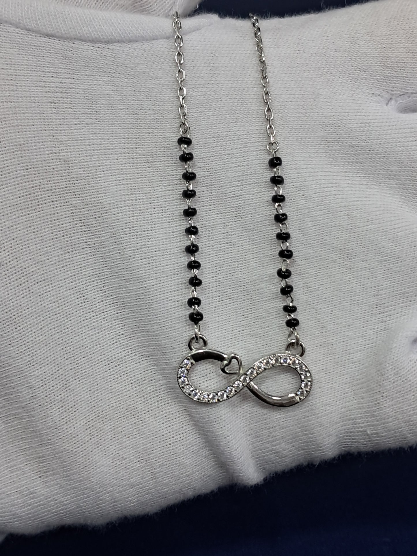 Infinity 925 silver mangalsutra