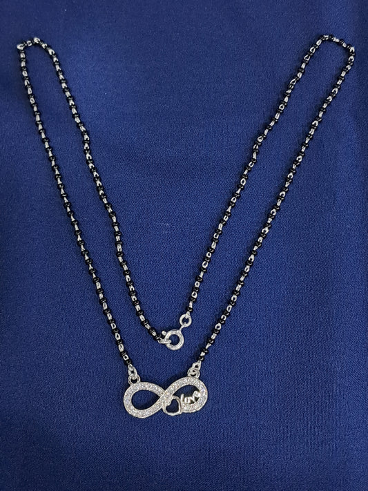 925 love infinity mangalsutra