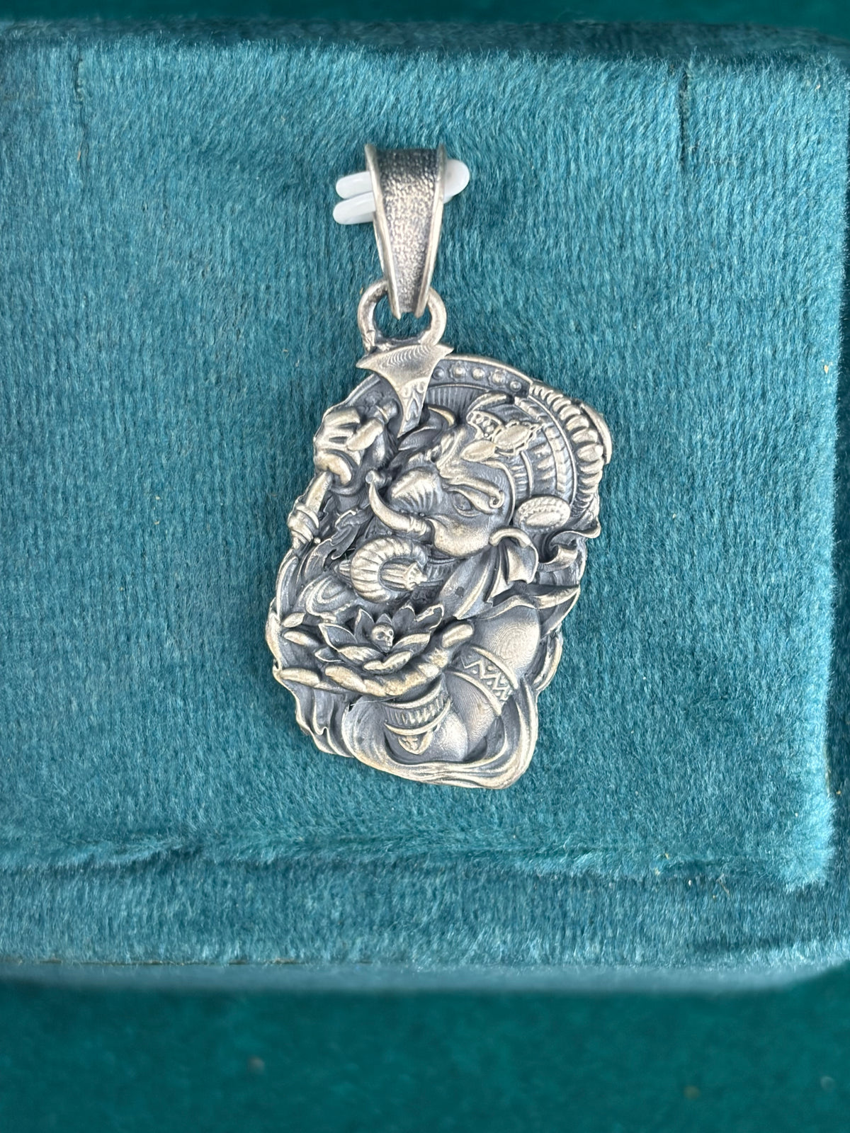 Honeycomb Turtle Pendant – Mini, 925 Silver