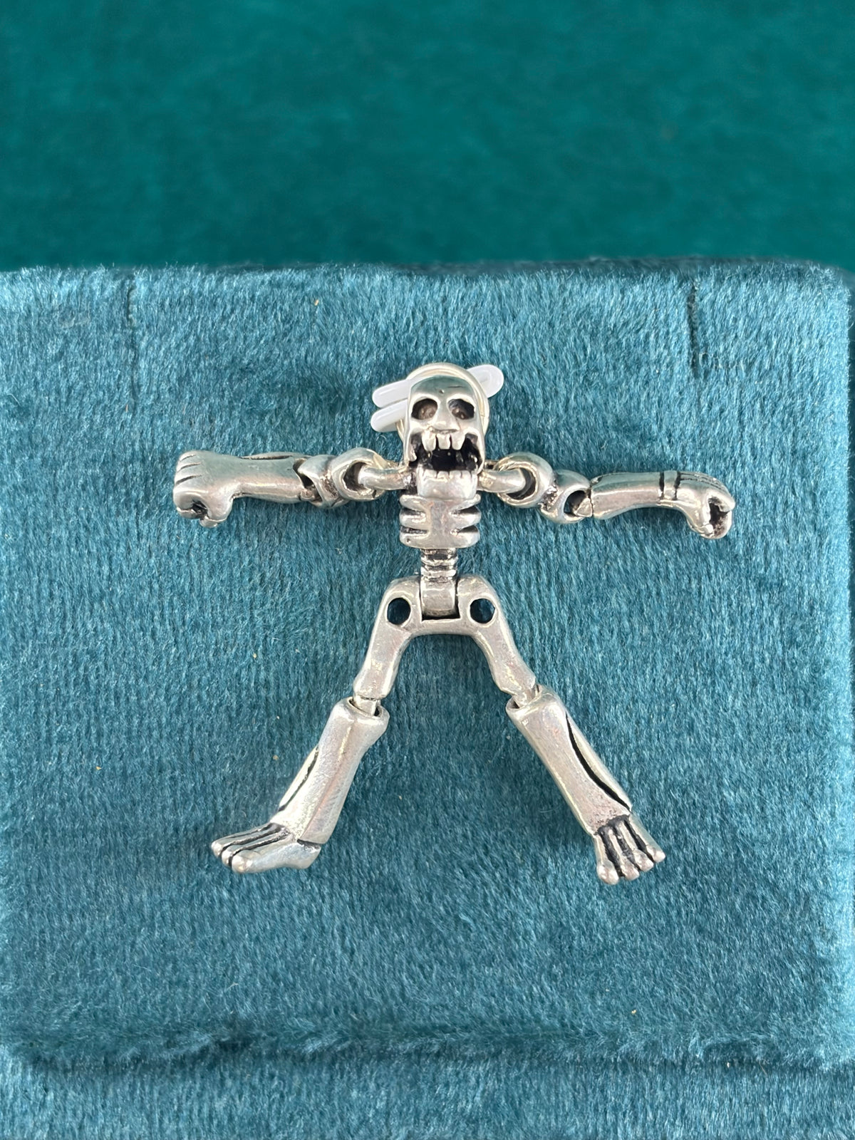 Skeleton Movable Pendant, 925 Silver