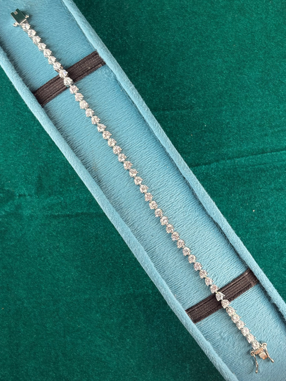 Prong-Set CZ Tennis Bracelet – Everyday Sparkle, 925 Silver