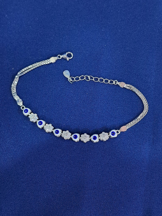 925 sterling silver latest evil eye bracelet