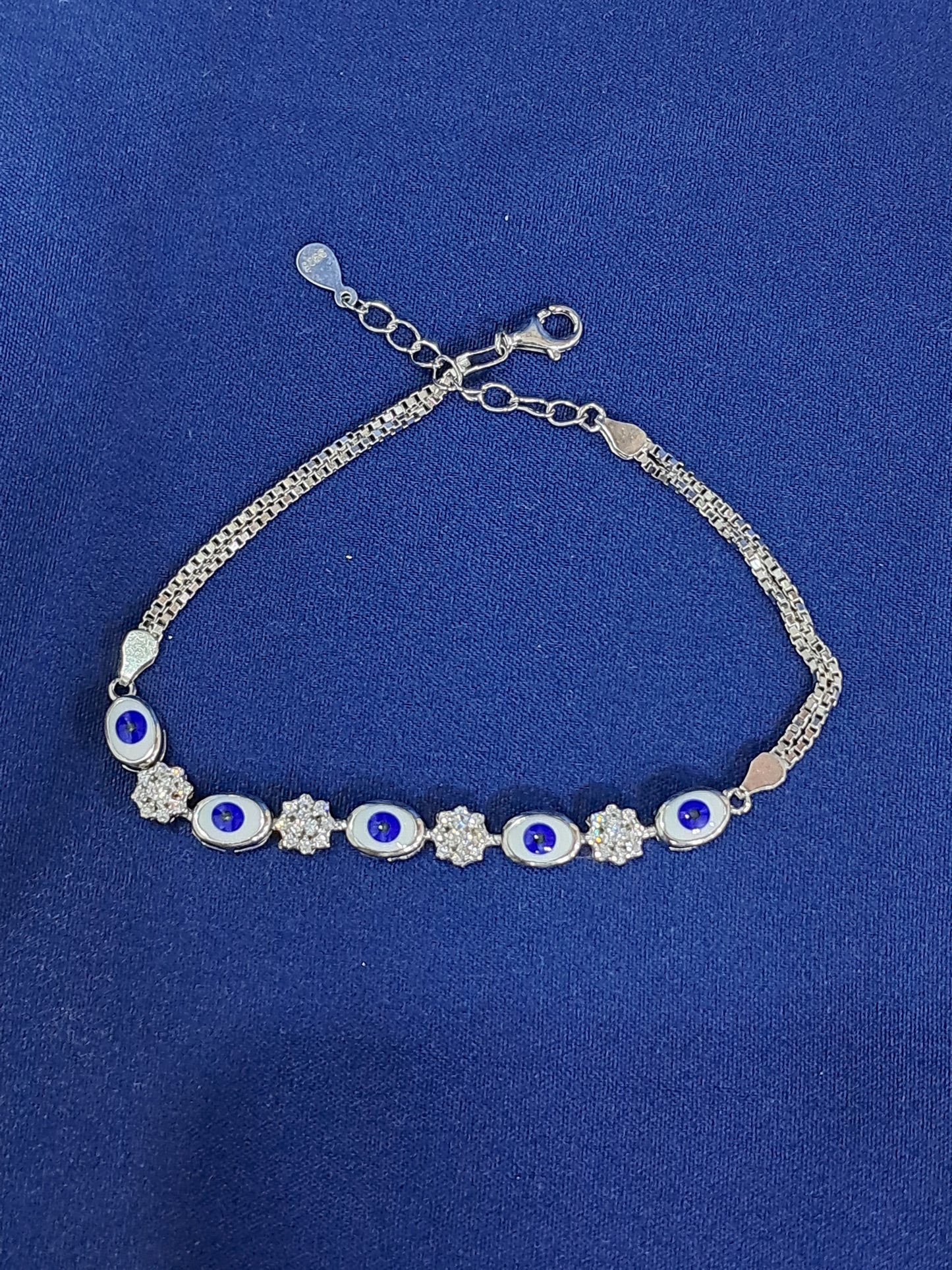 925 silver evil eye bracelet