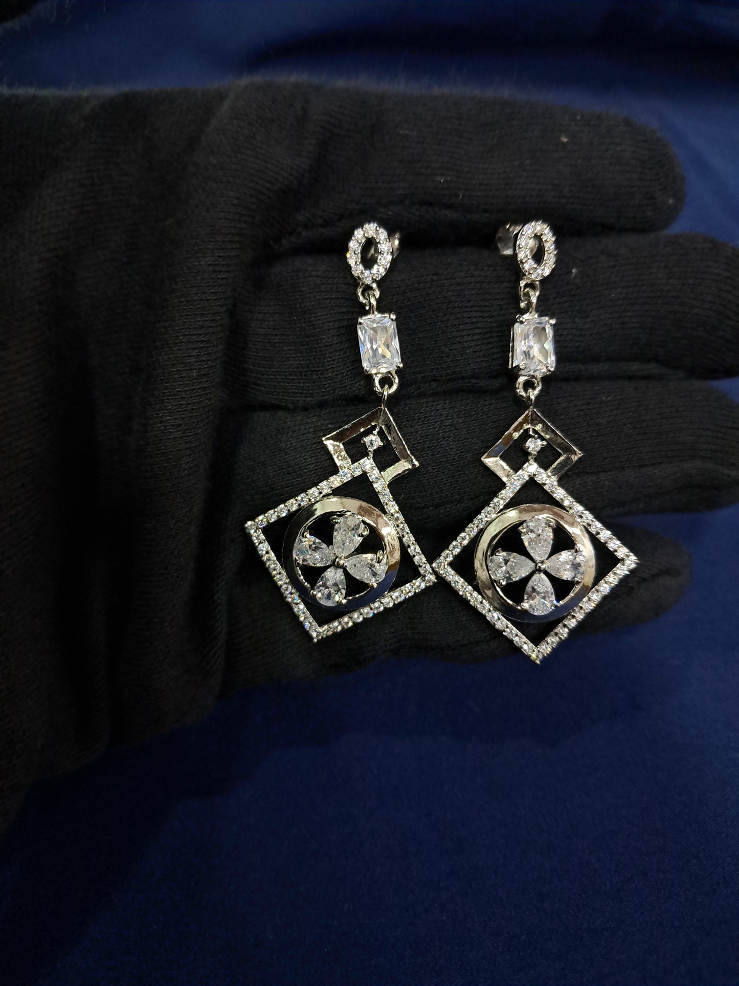 925 sterling silver fancy earrings