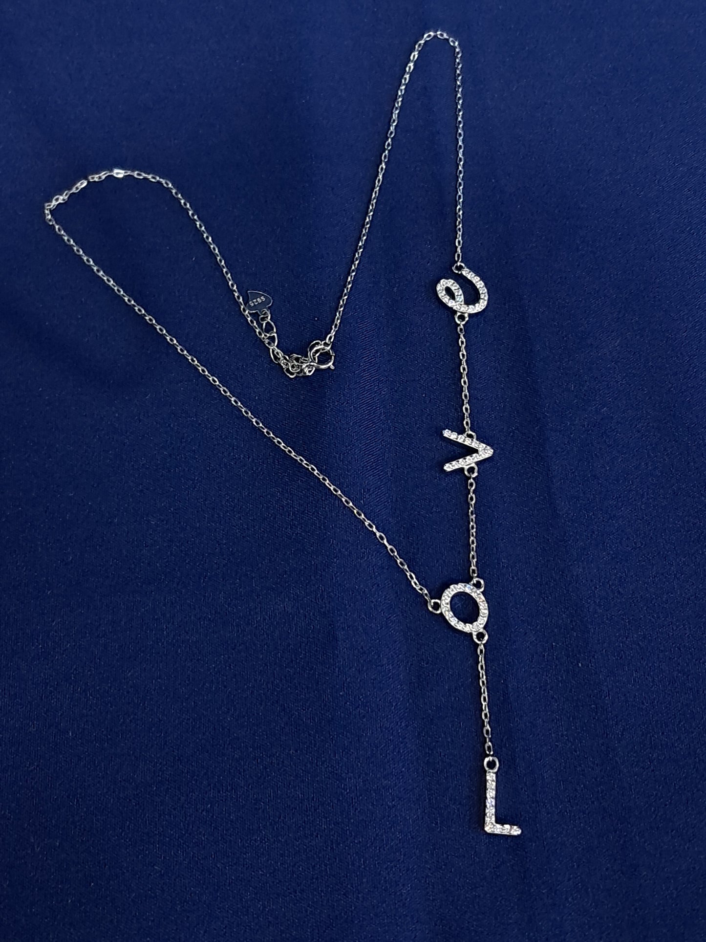 LOVE chain pendant 925 silver