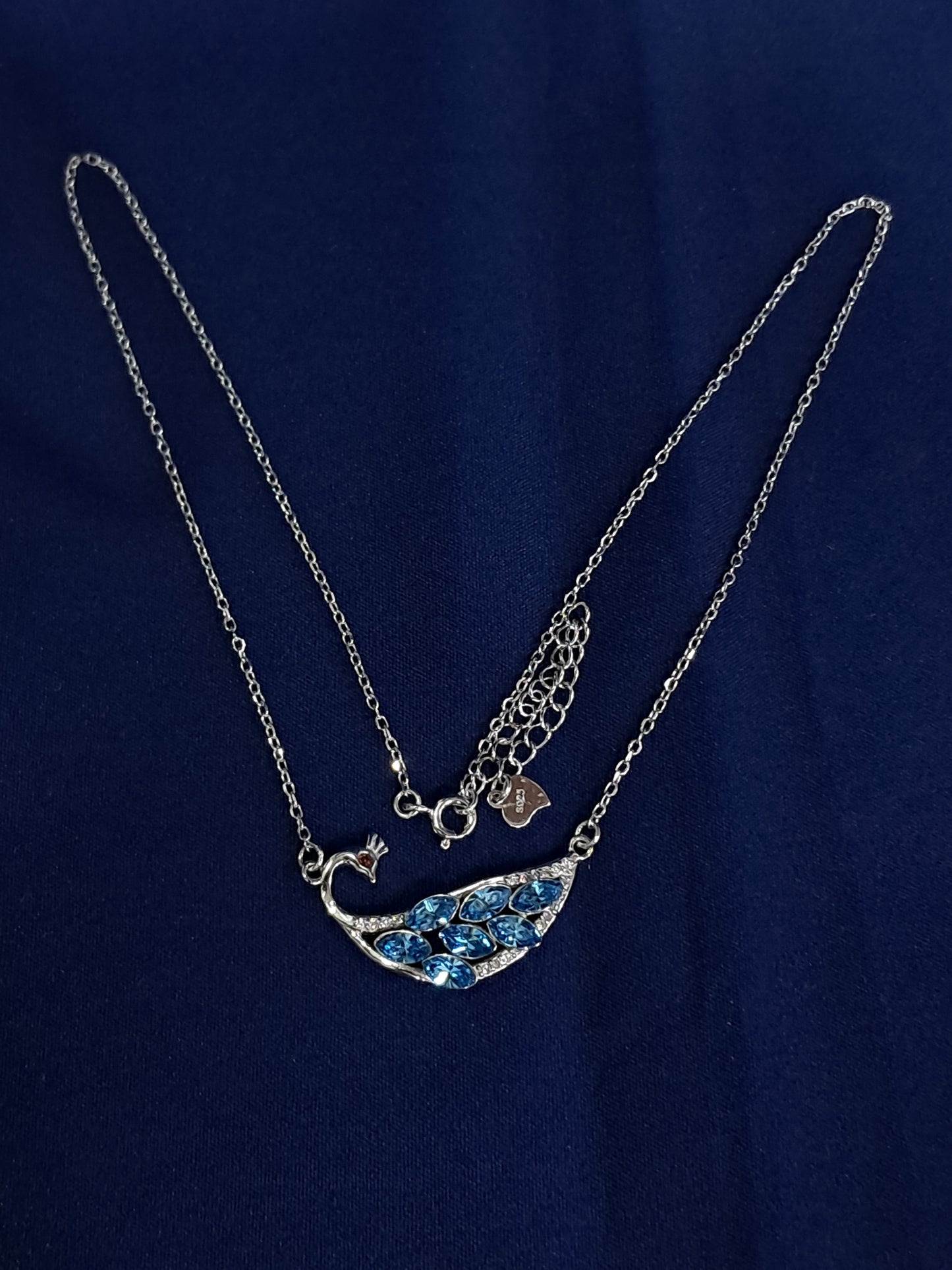 Peacock 925 chain pendant