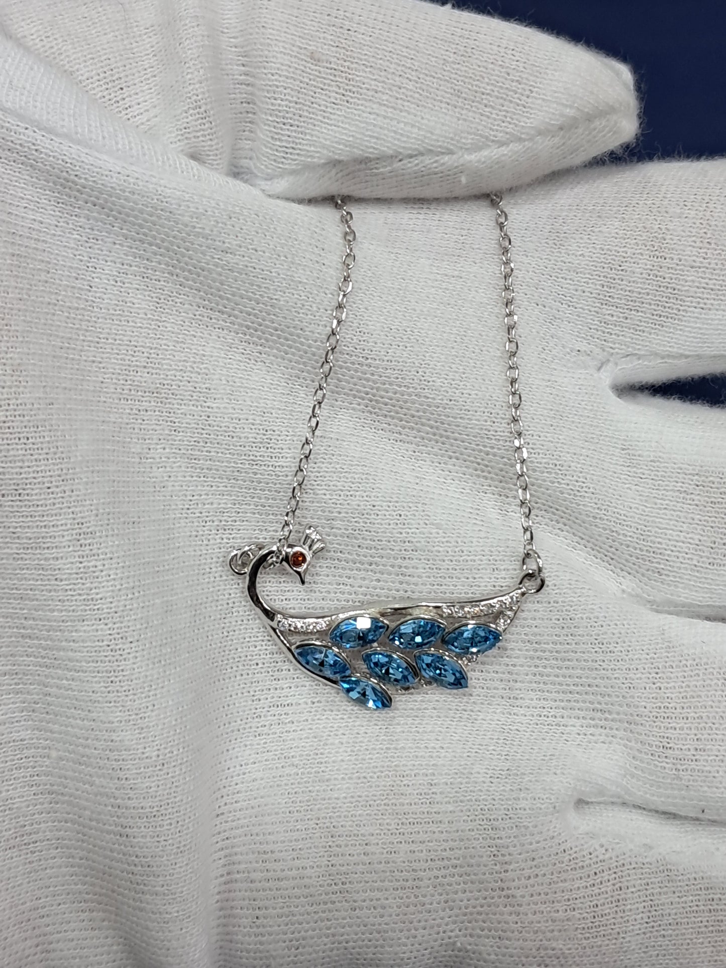 Peacock 925 chain pendant