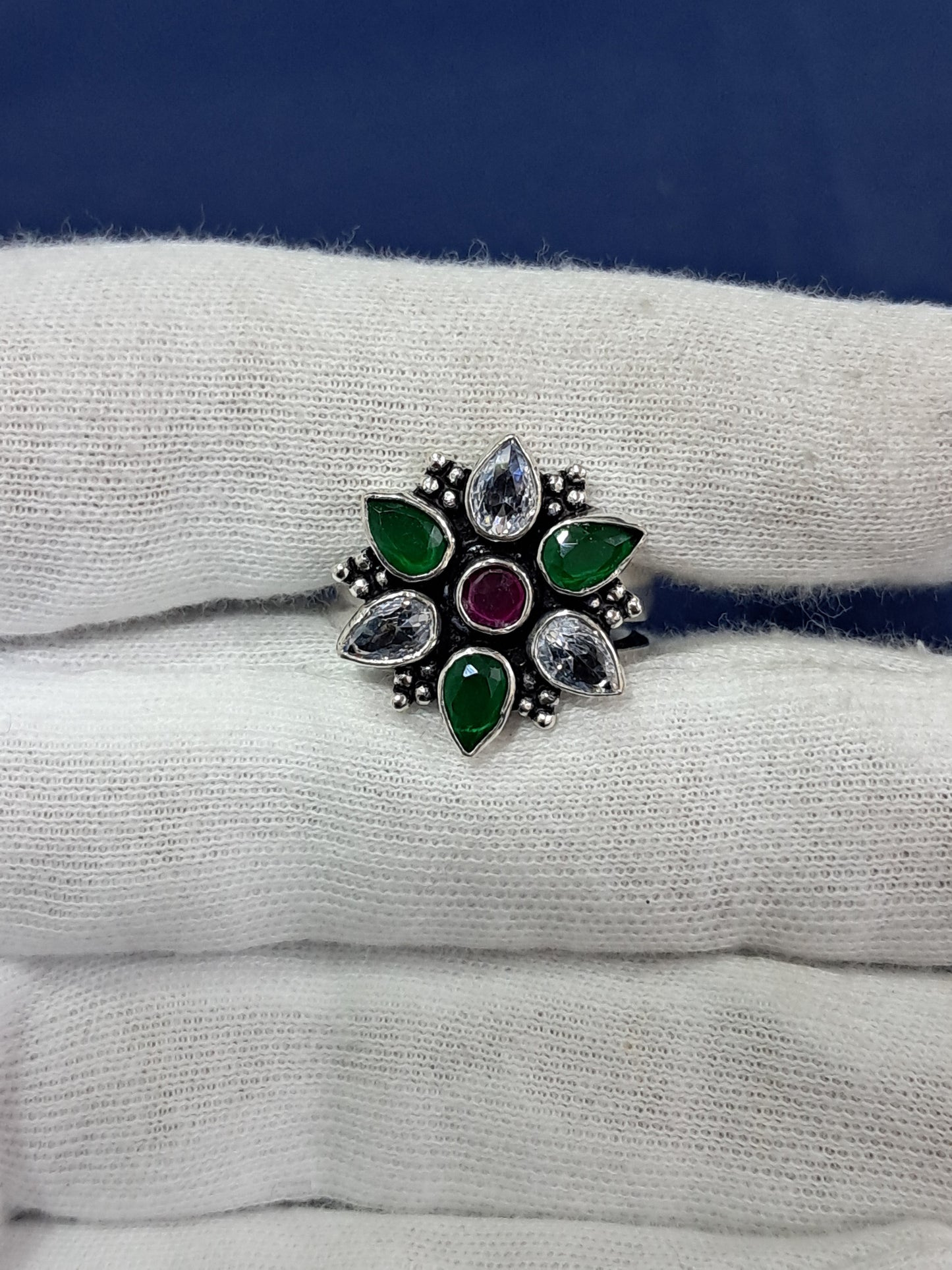 Antique 925 silver ring (adjustable)