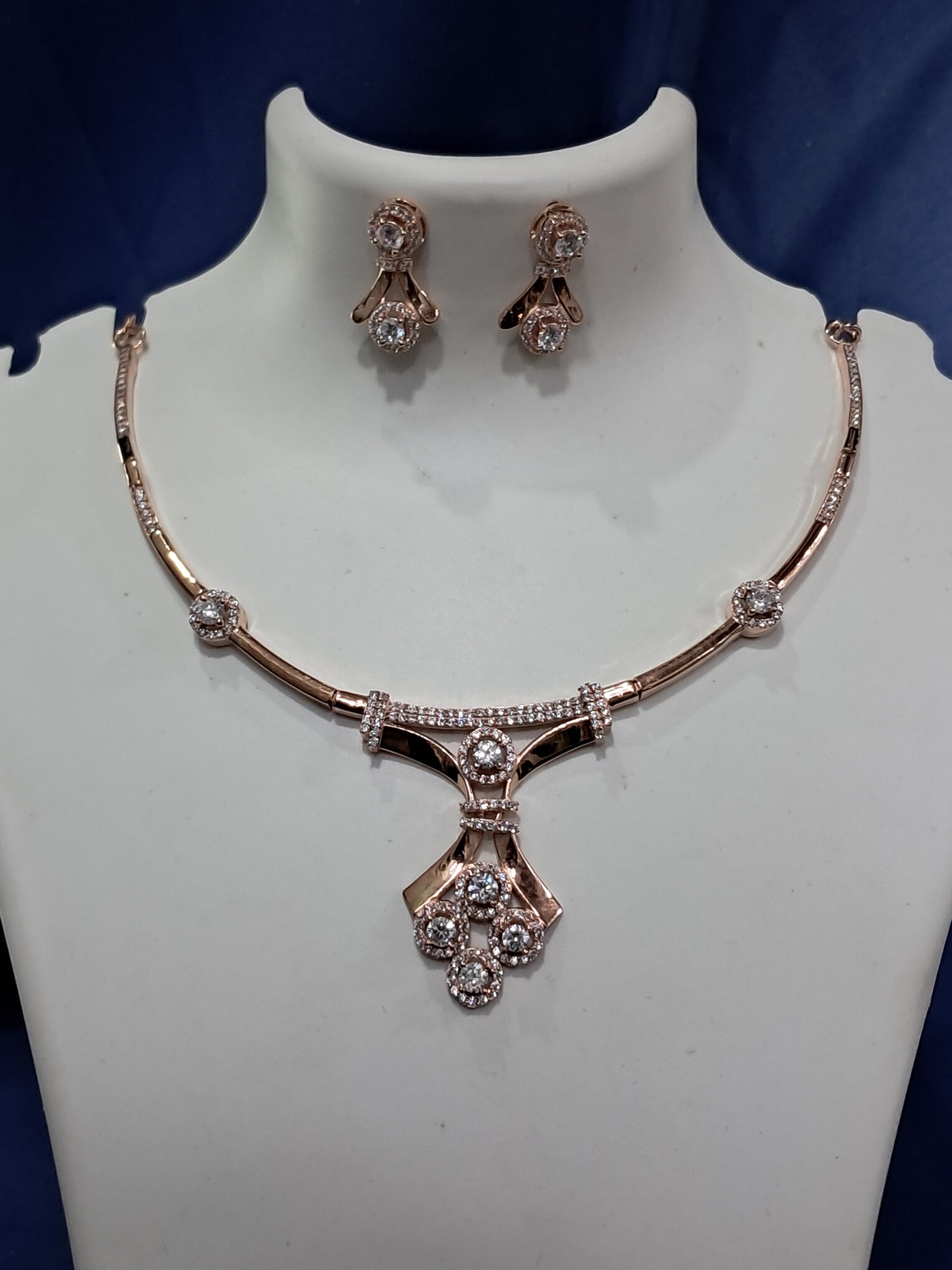 Latest 925 silver necklace set