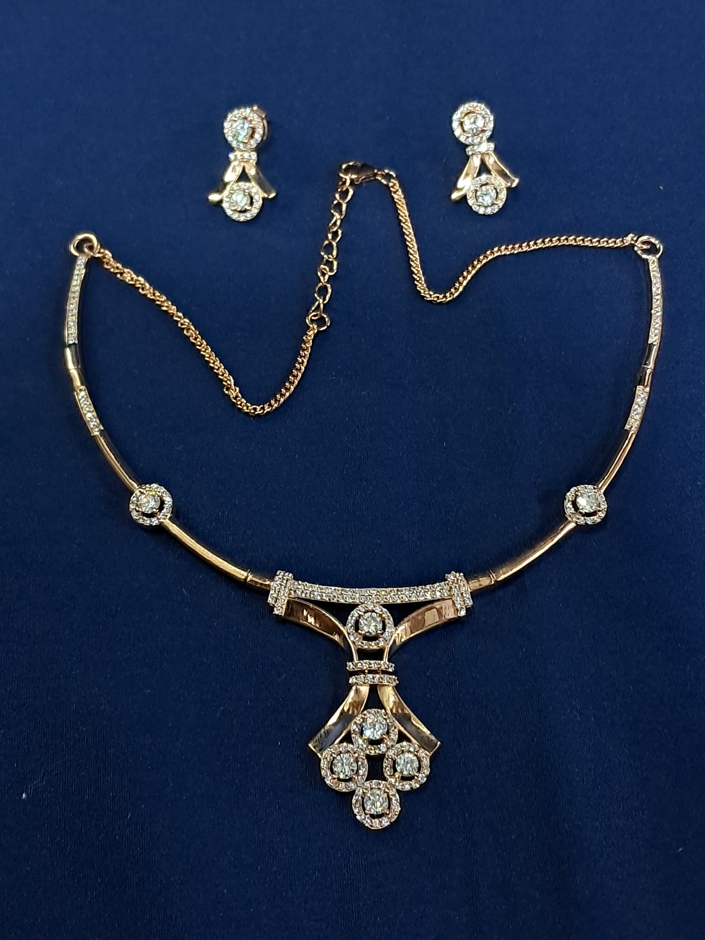 Latest 925 silver necklace set