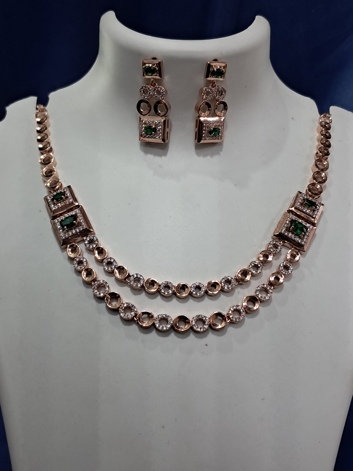 Stunning 925 silver necklace set