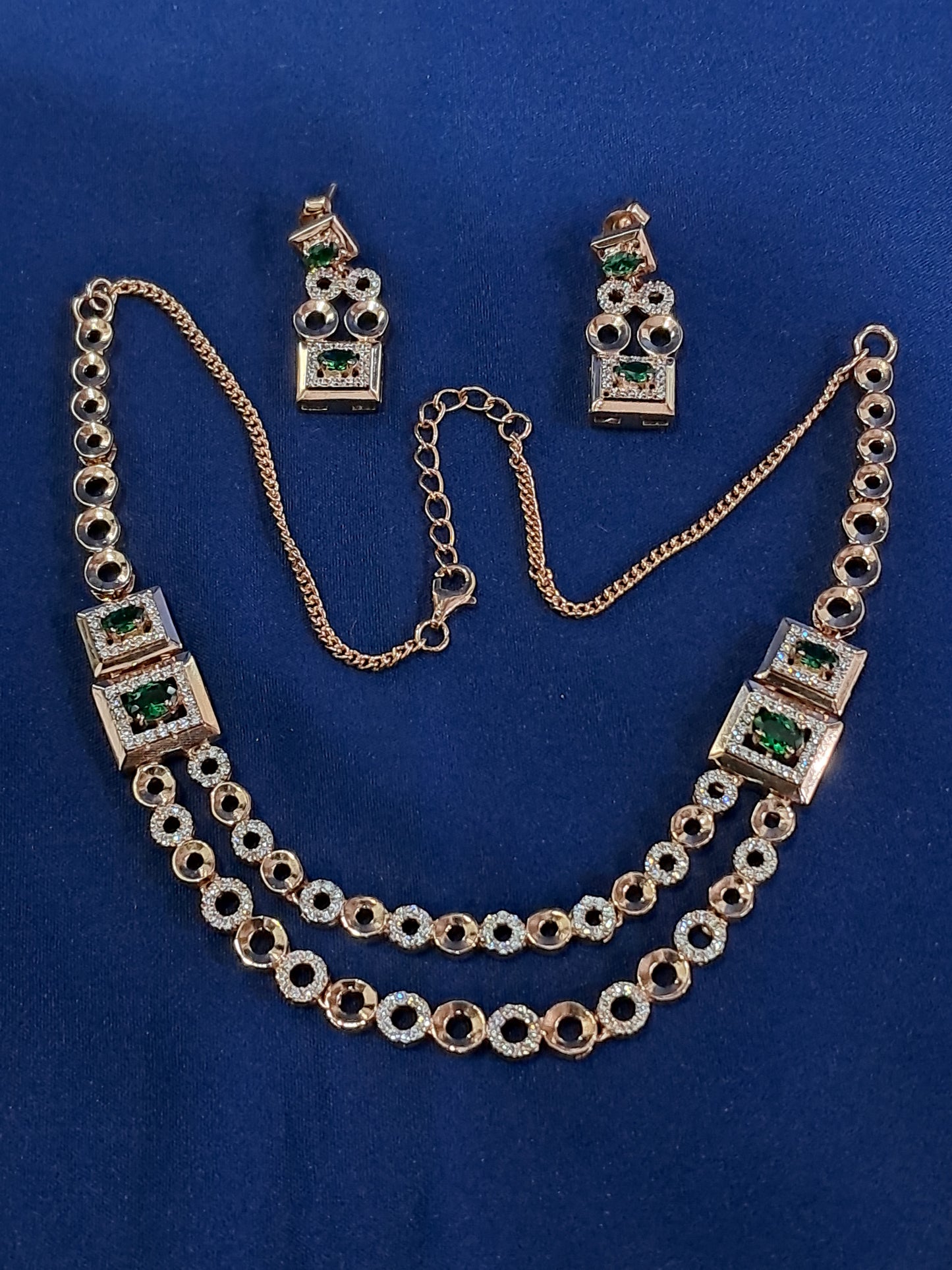 Stunning 925 silver necklace set