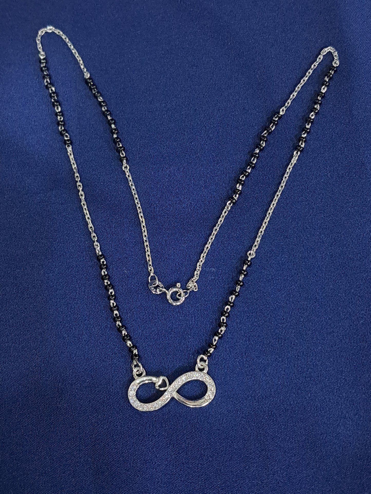 Infinity 925 silver mangalsutra