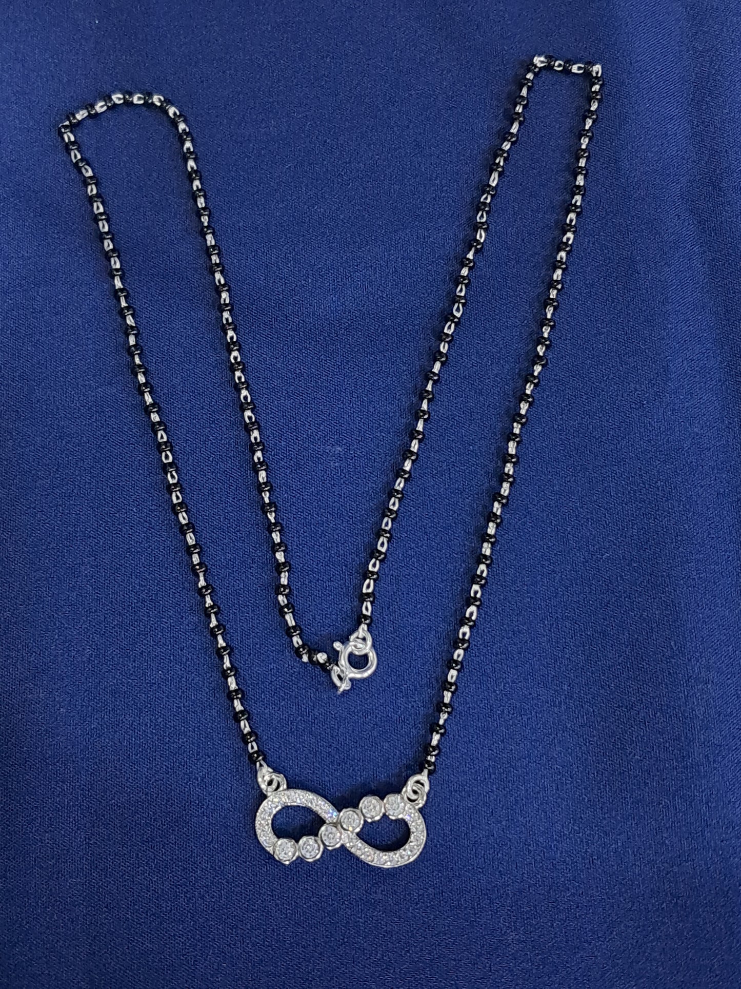 925 infinity CZ mangalsutra