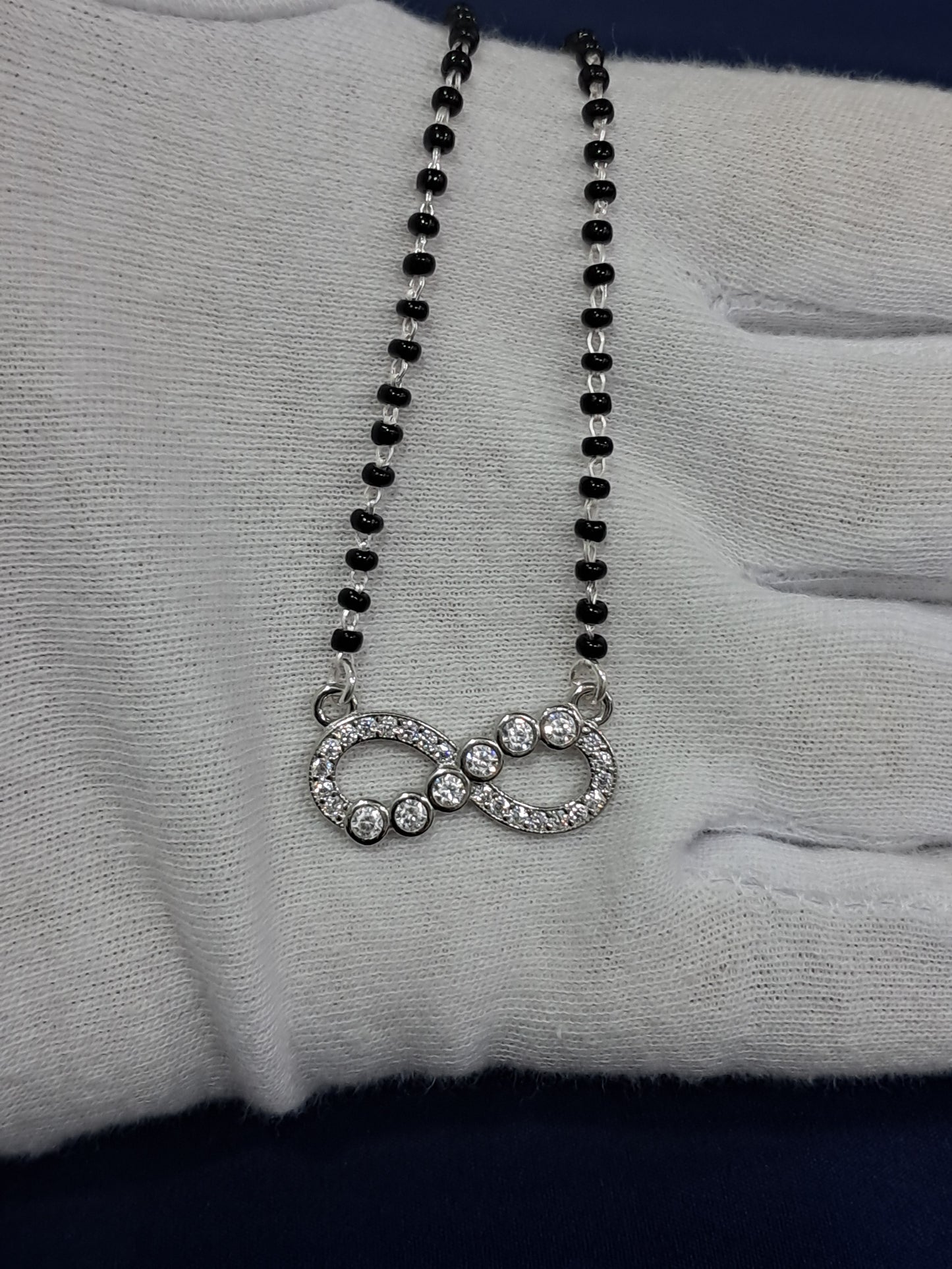 925 infinity CZ mangalsutra