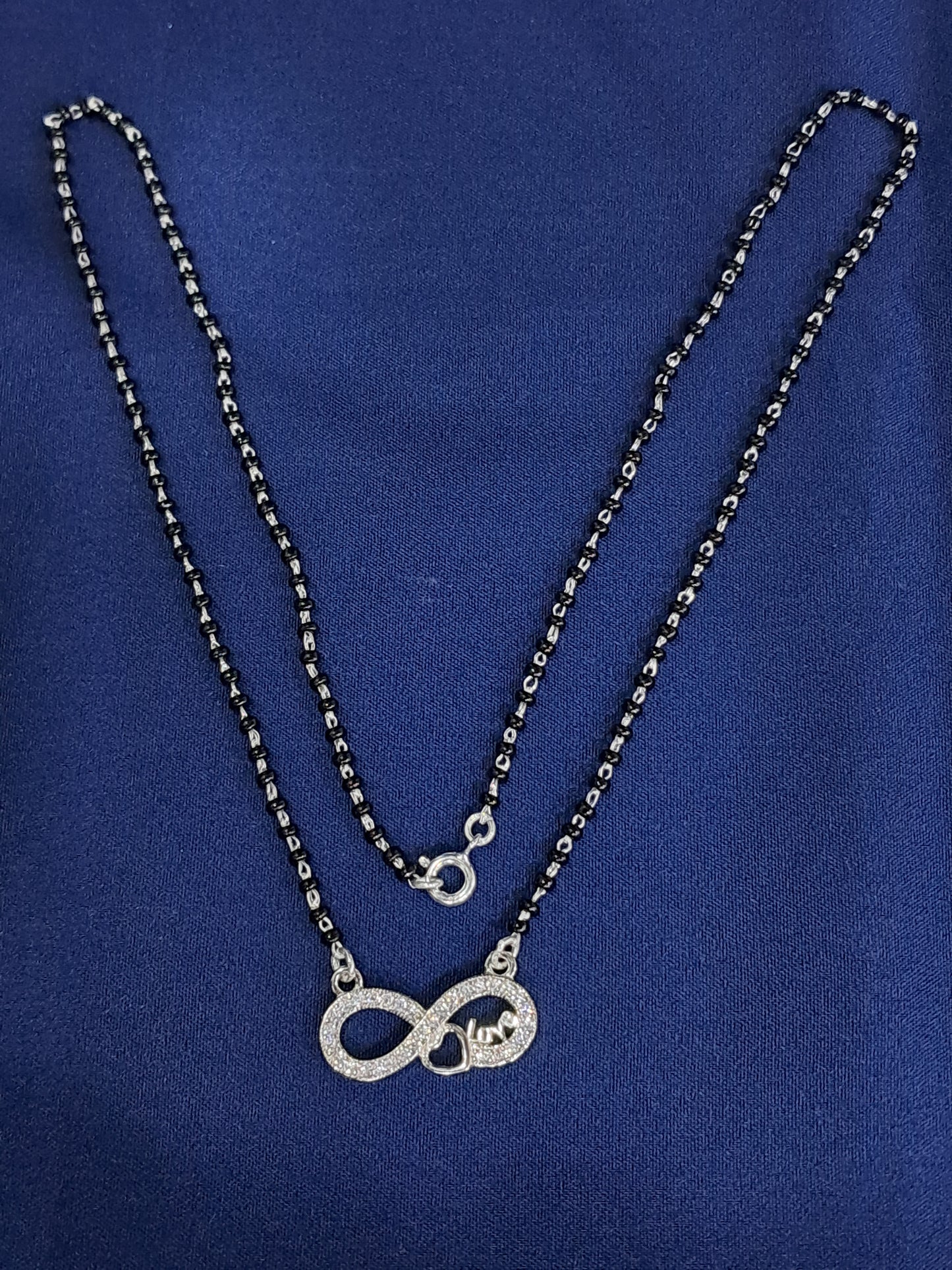 925 love infinity mangalsutra