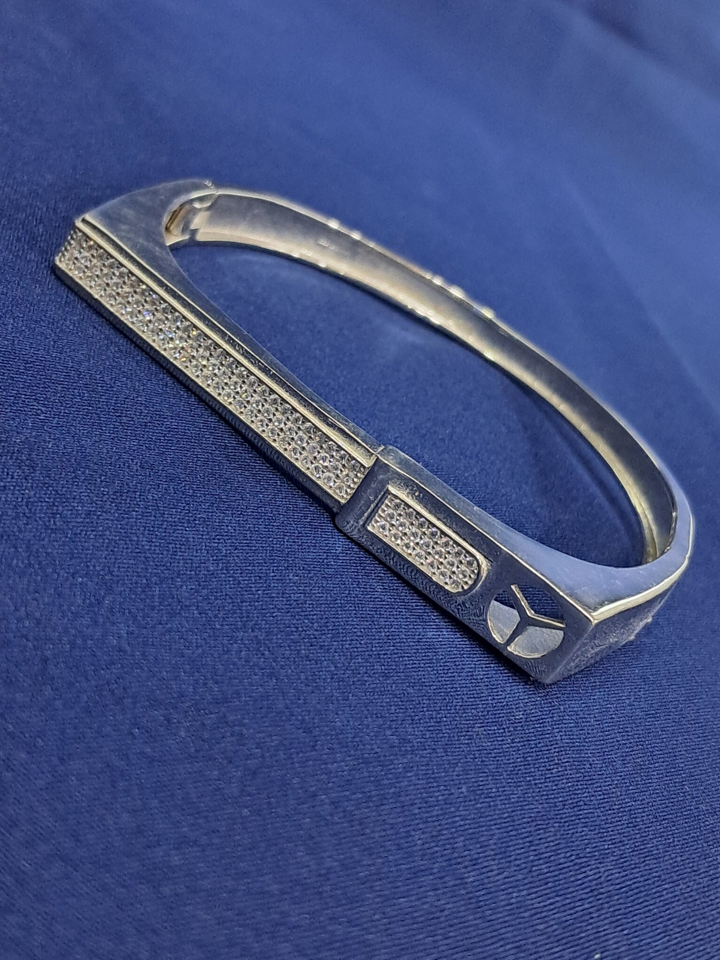 Mercedes logo fancy kada bracelet