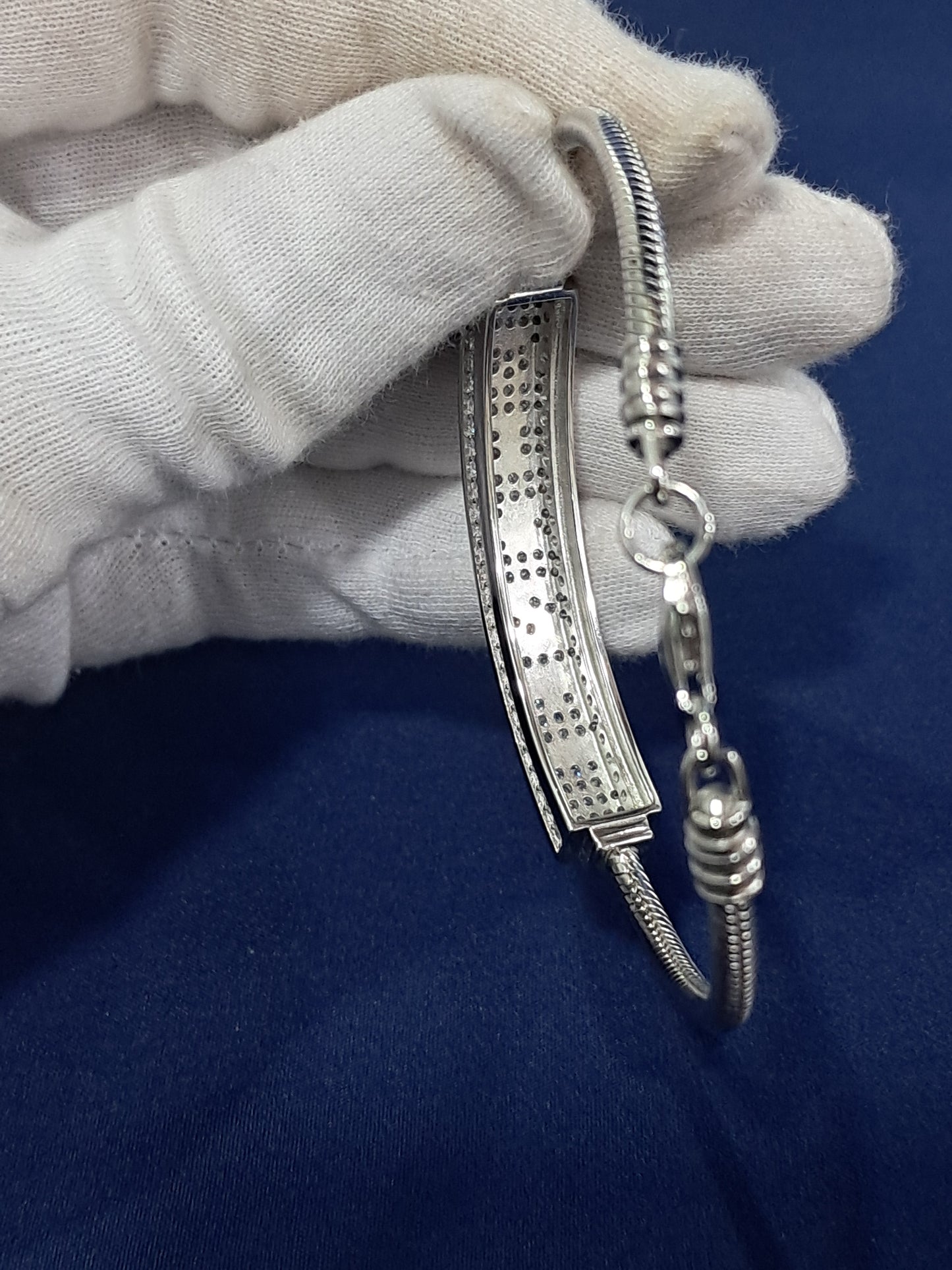 Chanel(written) silver bracelet