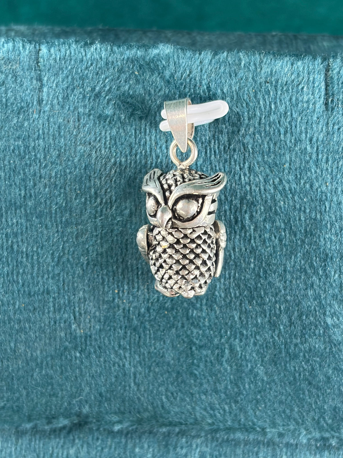 Owl Movable Pendant – Wide Eyes, 925 Silver