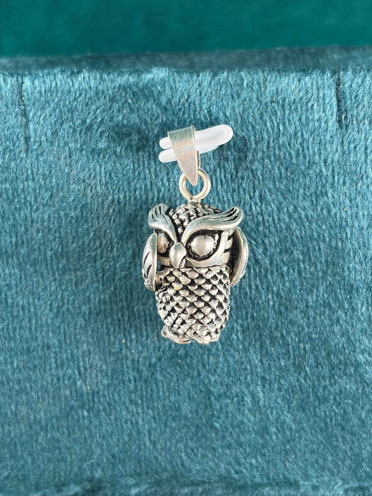 Owl Movable Pendant – Wide Eyes, 925 Silver