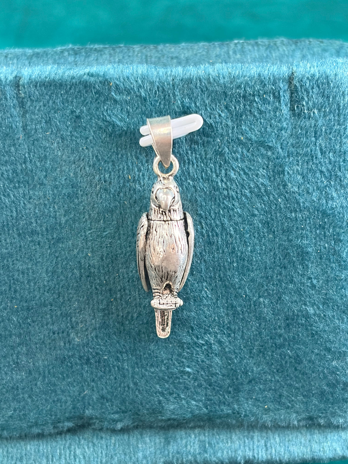 Owl Movable Pendant – Branch Perch, 925 Silver