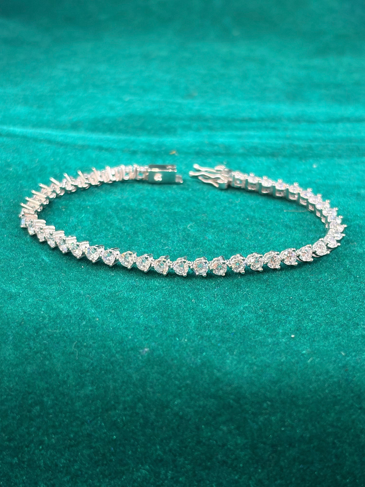 Prong-Set CZ Tennis Bracelet – Everyday Sparkle, 925 Silver