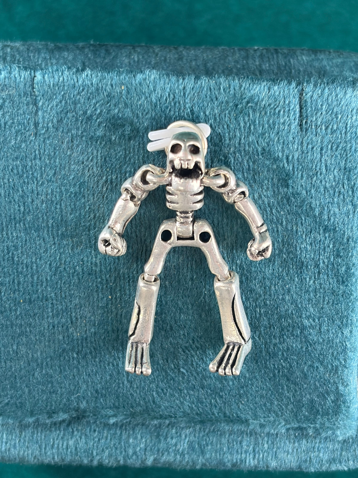 Skeleton Movable Pendant, 925 Silver